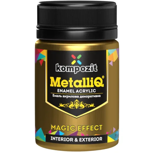 Емаль акрилова червоне золото 70г METALLIQ®