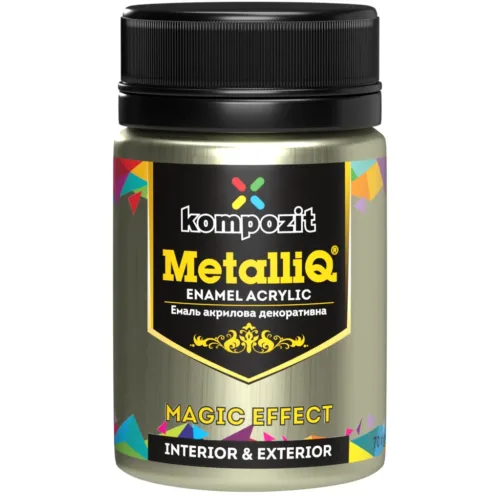 Емаль акрилова декоративна колір перлина 70г METALLIQ®