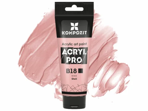 Фарба художня акрил В18 мушля Серія "Пастель" Acryl PRO ART Kompozit 75 мл